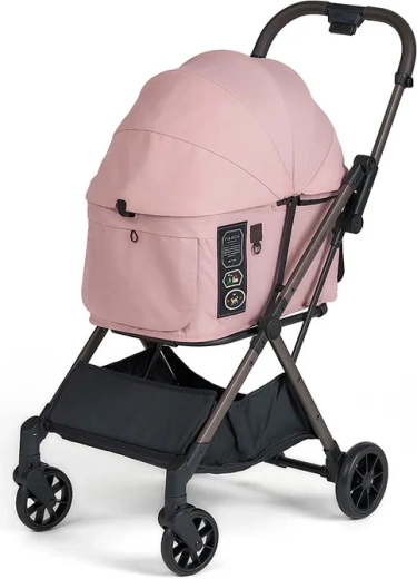 FIKAGO kočárek pro psy a kočky mist pink