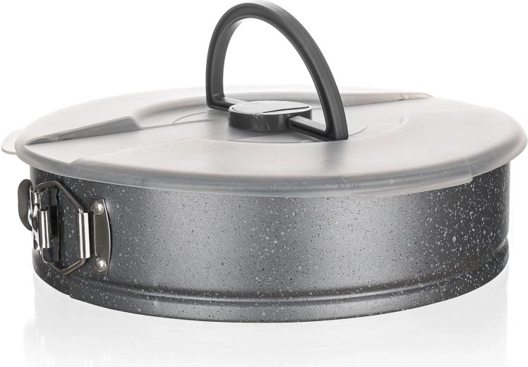 Forma na dort s odnímatelným okrajem GRANITE 26 cm s víkem