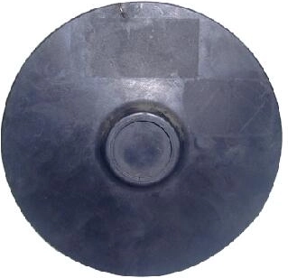 Pryžový kotouč 124 mm pro broušení a leštění kamenů