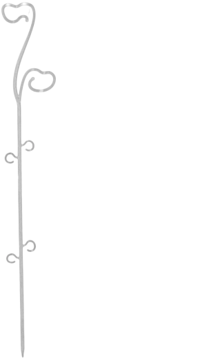 Podpěrka pro orchideje 59 cm transparentní