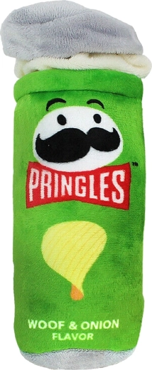 Pringles pískací hračka pro psy zelená