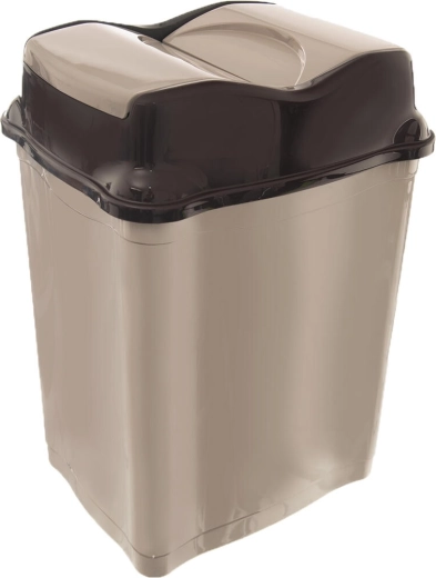 Odpadkový koš WHIRLPOOL 28 l s výklopným víkem, plastový, obdélníkový