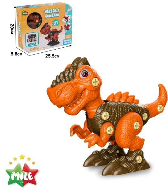 Stavebnice k sestavení – veselý tyranosaurus