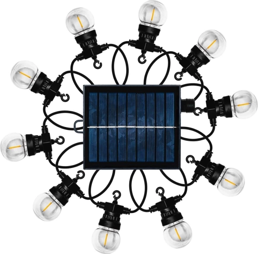 Solární párty řetěz Retlux s 10 LED žárovkami