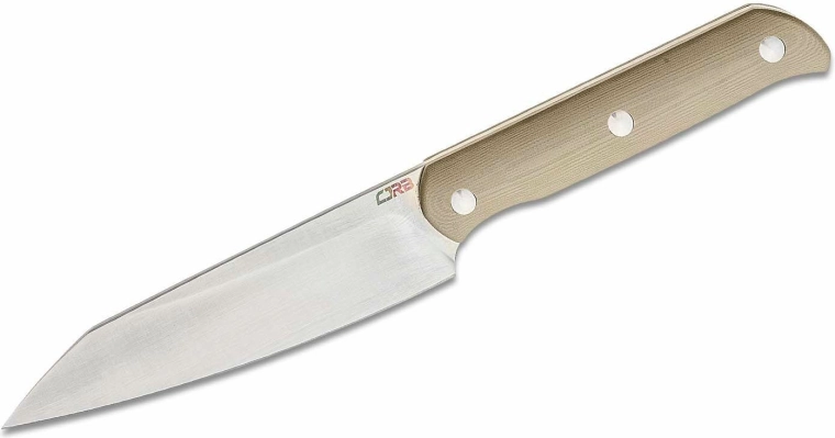 Pevný nůž CJRB Silax 13 cm, satin, pouštní hnědá, G10, pouzdro Kydex