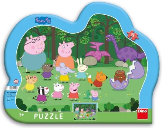 Puzzle Prasátko Peppa 25 dílků