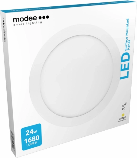 Modee LED stropní panel 24 W, 1650 lm, 300 mm, teplá bílá