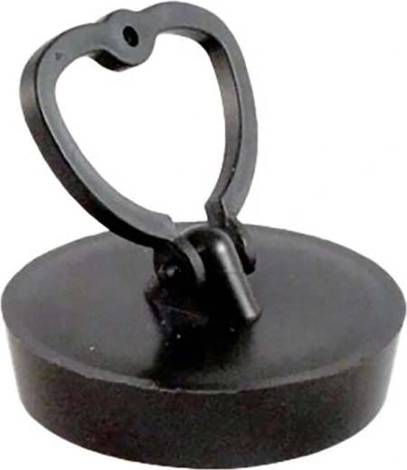 Plastová zátka do umyvadla a dřezu 45,5 mm s velkým ouškem