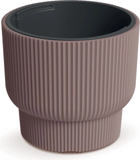 Květináč s vložkou Milly 30 cm marsala