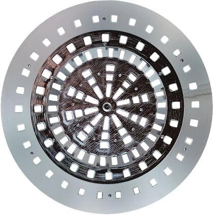 Lapač nečistot chromový 8,3 cm (2 ks)