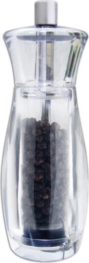 Mechanický mlýnek na pepř, kov a plast, 14 cm
