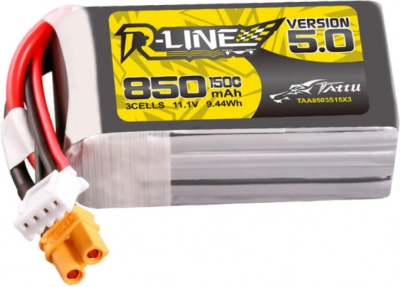 Tattu R-Line Litij-Polymérova Baterie 850mAh 3S 11.1V 150C