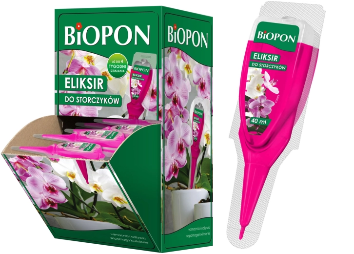 Biopon elixír pro orchideje 40 ml samodávkovací aplikátor