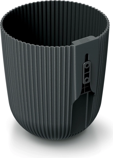 Nástěnný květináč Milly Wall 14,6 cm – uhelná