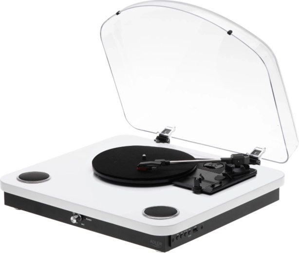 Gramofon Adler AD1914 USB Bluetooth – Bílý