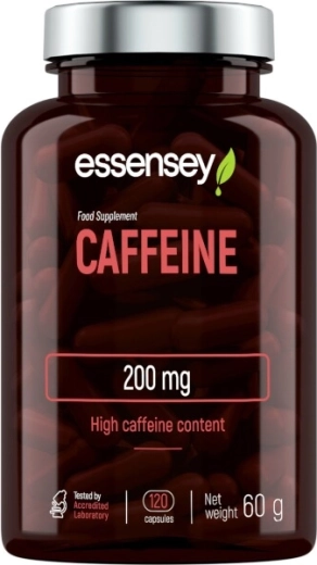 Essensey Caffeine kofein 200 mg + extrakt z grapefruitu, 120 kapslí