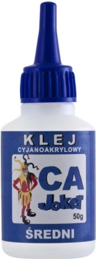 Kyanoakrylátové lepidlo střední 50 g Joker