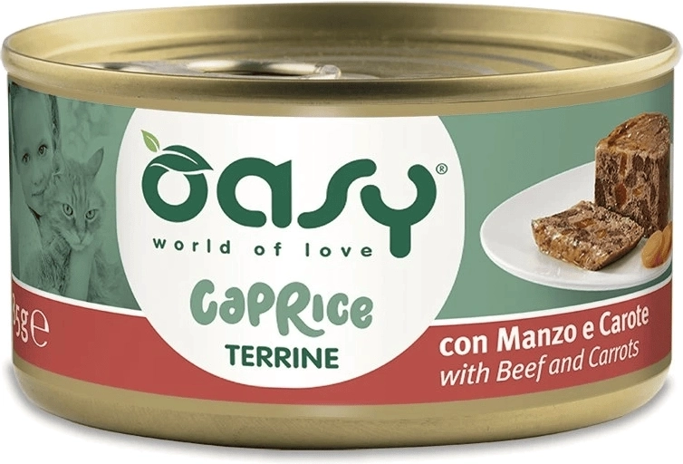 Oasy Caprice terina s hovězím a mrkví 85 g