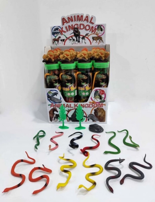 Hadi v tubusu – sada gumových hadů v plastovém boxu