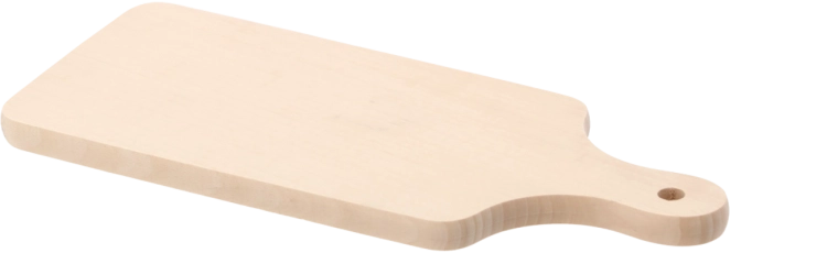 Střední plastové prkénko na maso 31 × 13,5 cm