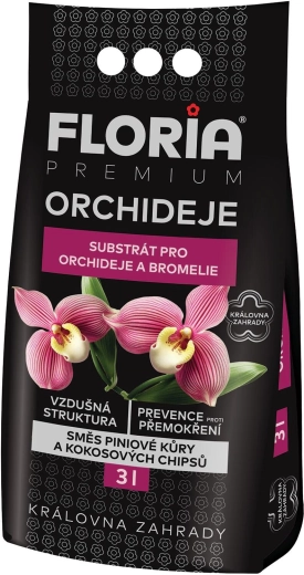 Substrát pro orchideje 3 l FLORIA