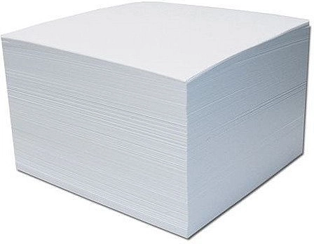 Špalík volných papírů 9 × 9 × 4,5 cm