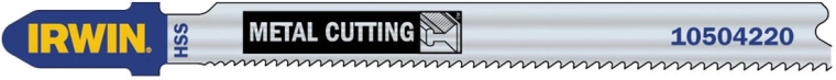 Sada pilových listů do přímočaré pily IRWIN HSS T118A na kov, 92 mm (5 ks)