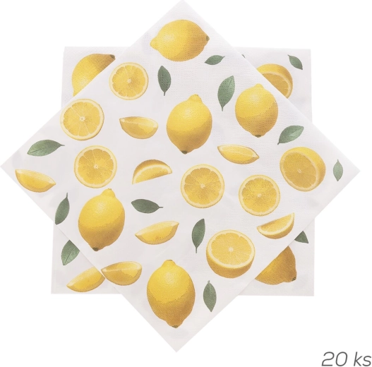 Papírové ubrousky Limepop 33 × 33 cm (20 ks)