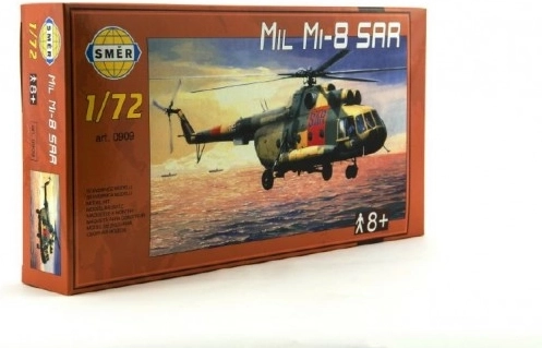 Plastikový model vrtulníku mil mi‑8 sar 1:72