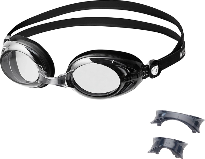Plavecké brýle NILS Aqua černé s Anti‑Fog a UV ochranou