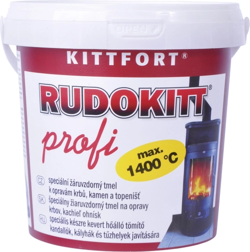 RUDOKIT žáruvzdorný tmel 1,8 kg