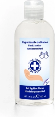 Antibakteriální gel na ruce s 75 % alkoholu 100 ml