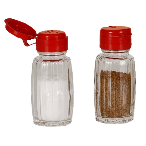 Skleněný pojemník na koření 50 ml s víčkem Practic