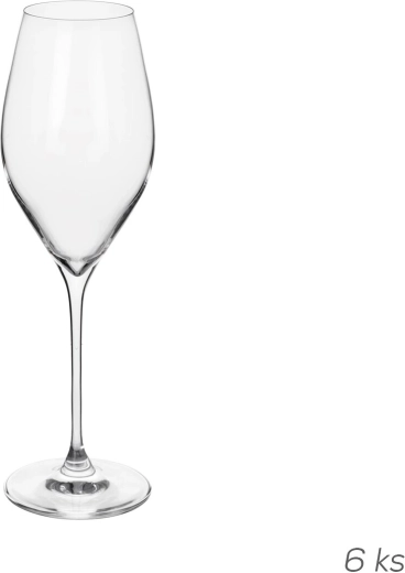 Sklenice na prosecco Swan 0,32 l, sada 6 ks