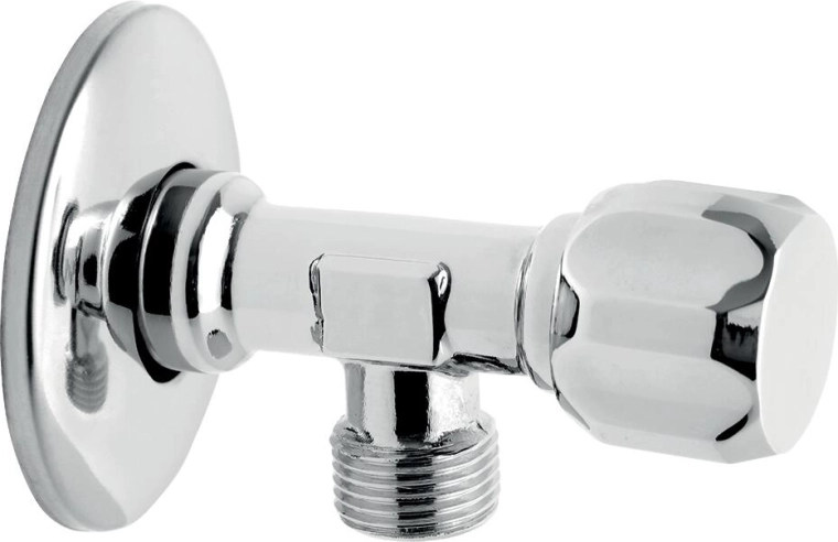 Rohový vřetenový ventil s krytkou 1/2" x 3/8"