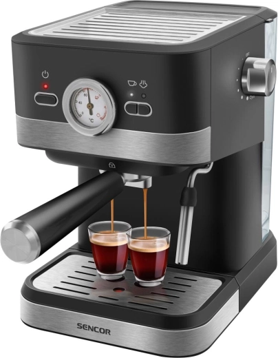 Pákový kávovar Sencor SES 1721BK pro espresso a cappuccino