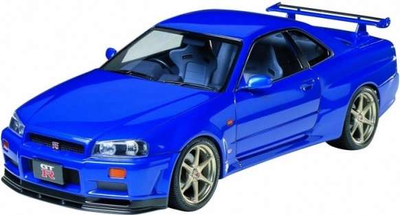 Plastový model vozu Nissan Skyline GT‑R V