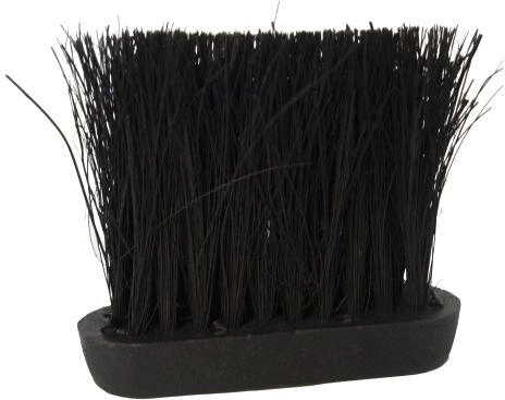 Krbový kartáč s kokosovým vláknem, černý