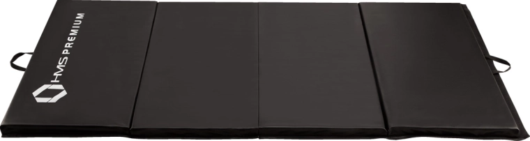 Skládací fitness žíněnka HMS Premium MGS01, černá