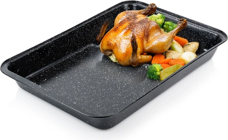 Granitová obdélníková pekáčová forma 47,5 × 32 × 5,5 cm VILDE