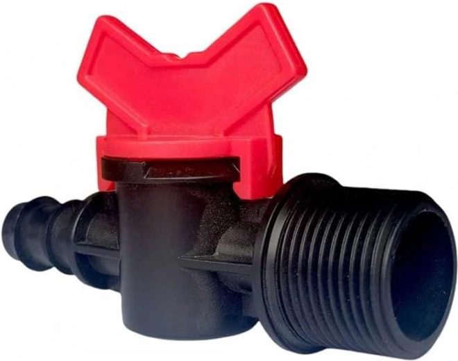 Uzavírací ventil pro kapkovou závlahu, přípoj 16 mm, balení 100 ks