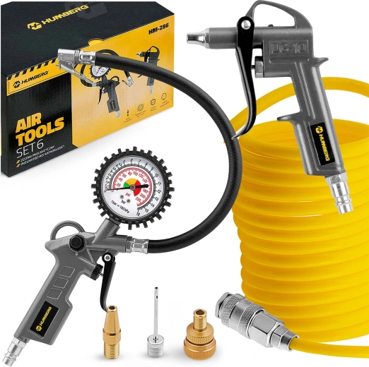 Sada pneumatického nářadí 6 v 1 pro kompresor HUMBERG
