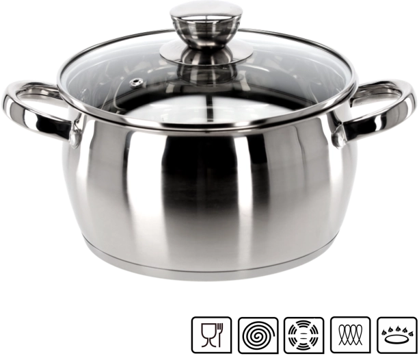 Nerezový hrnec s poklicí Belly 2,5 l 20 cm