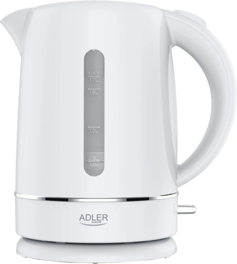 Elektrická rychlovarná konvice Adler 1,7 l – Bílá