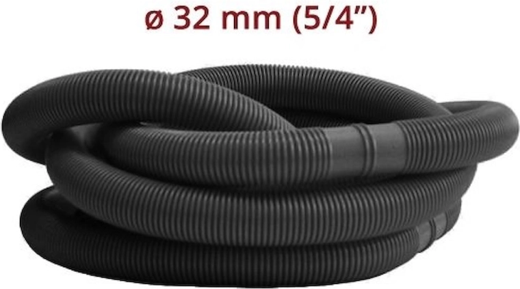 Bazénová hadice v metráži 32 mm (5/4") černá – 1 m