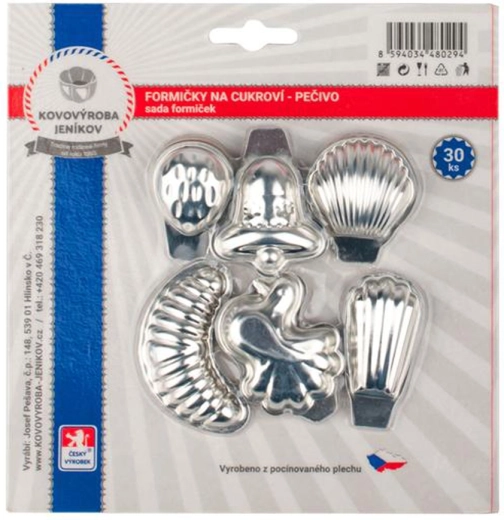 Sada mini formiček na cukroví 30 ks