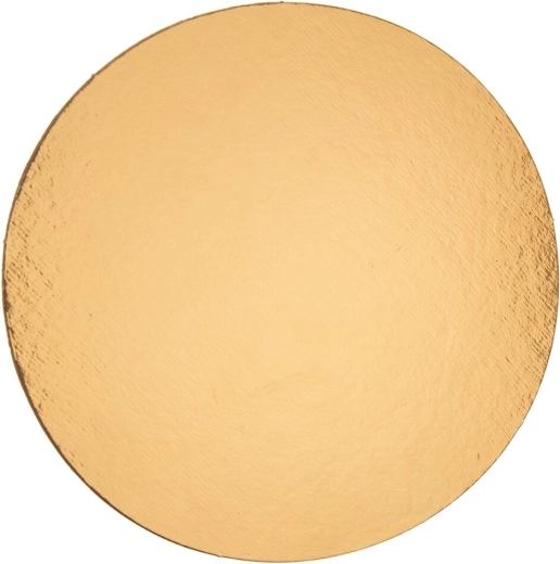 Tenká podložka pod dort zlatá Ø 26 cm (1 ks)