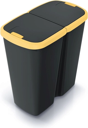 Odpadkový koš Compacta Q Duo 45 l se dvěma víky