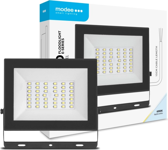 LED reflektor MODEE E‑Series Slim 30 W, 2400 lm, 120°, studená bílá