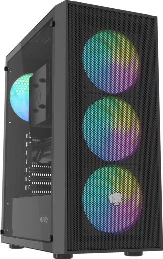 Fury shobo SH8F ARGB midi tower s oknem, černá